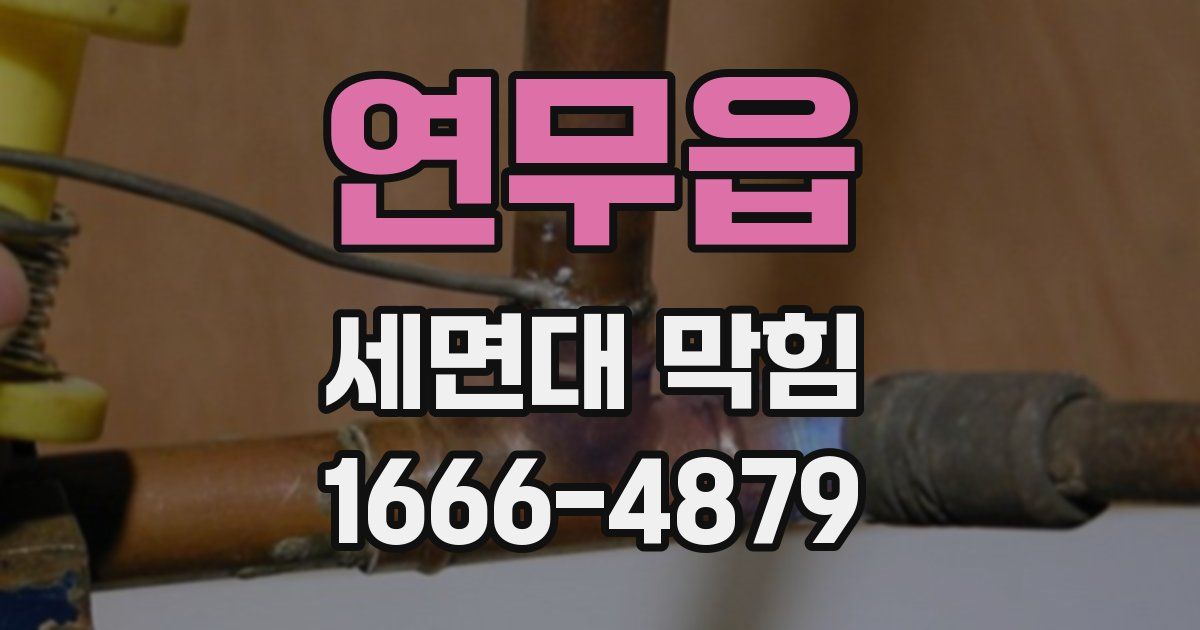 연무읍 세면대 막힘