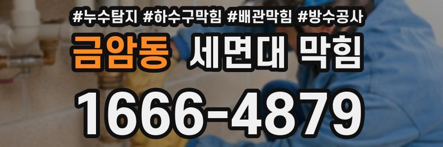 금암동 세면대 막힘