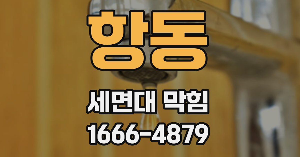 항동 세면대 막힘