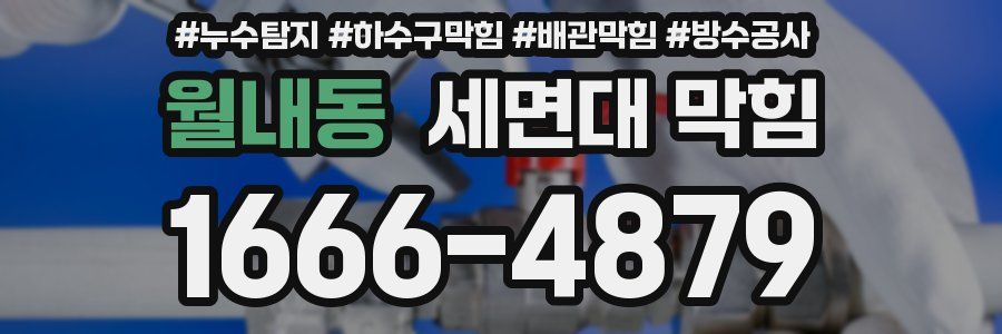 월내동 세면대 막힘