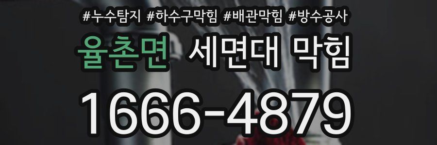 율촌면 세면대 막힘