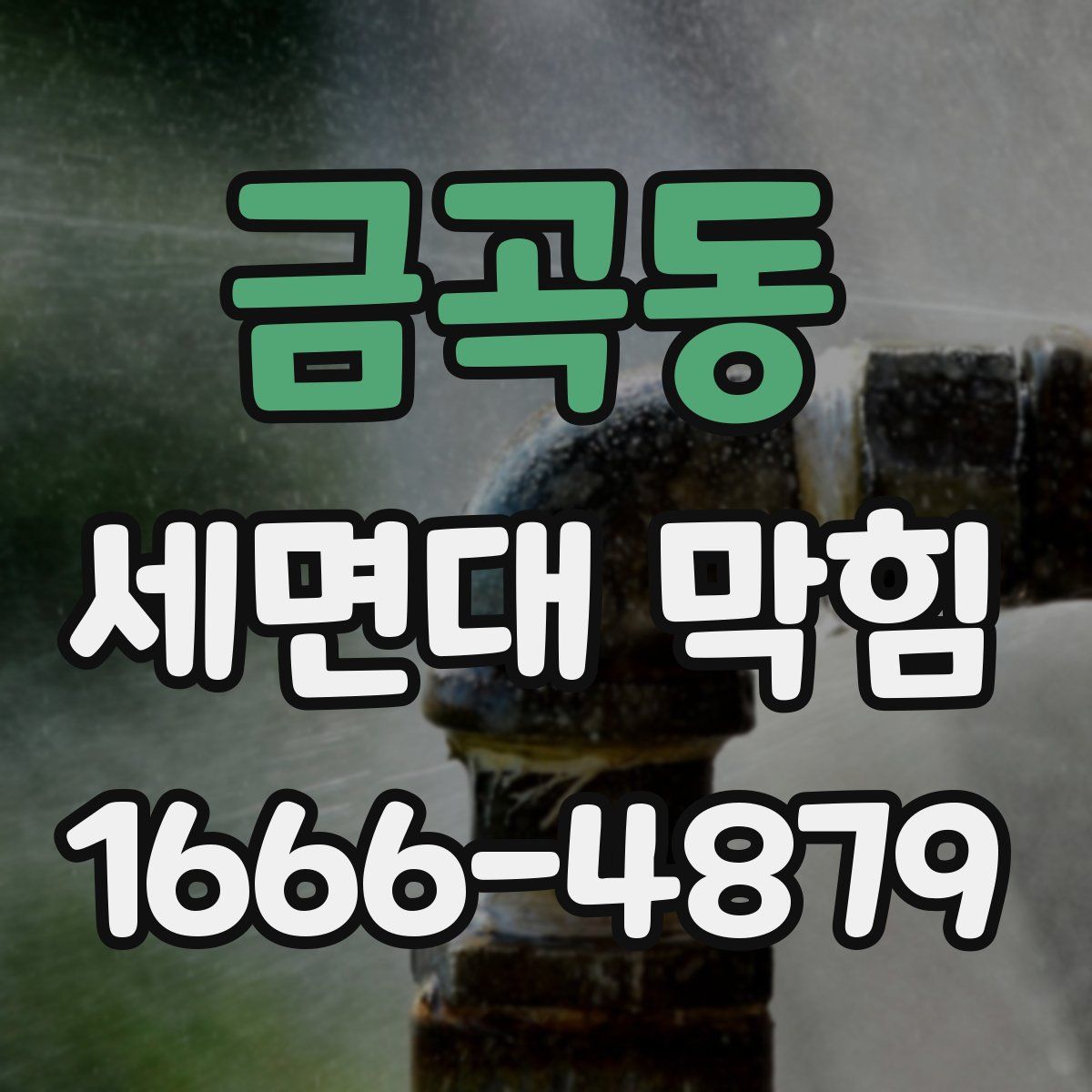 금곡동 세면대 막힘
