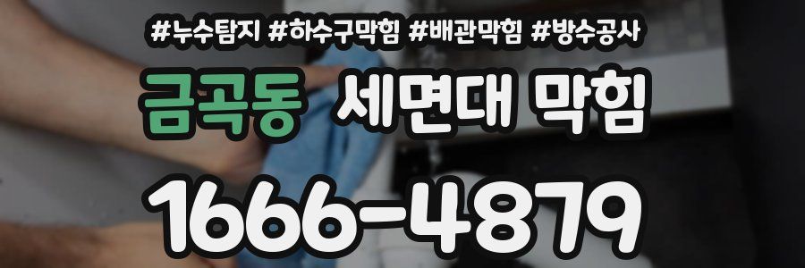 금곡동 세면대 막힘