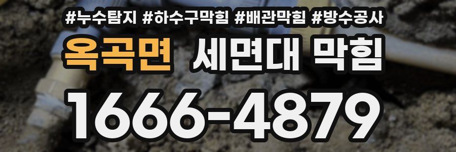 옥곡면 세면대 막힘