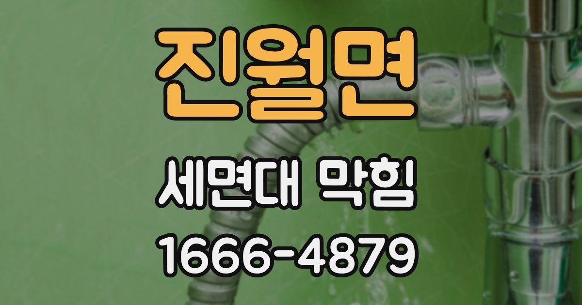 진월면 세면대 막힘