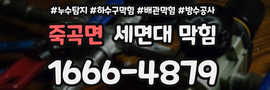 죽곡면 세면대 막힘