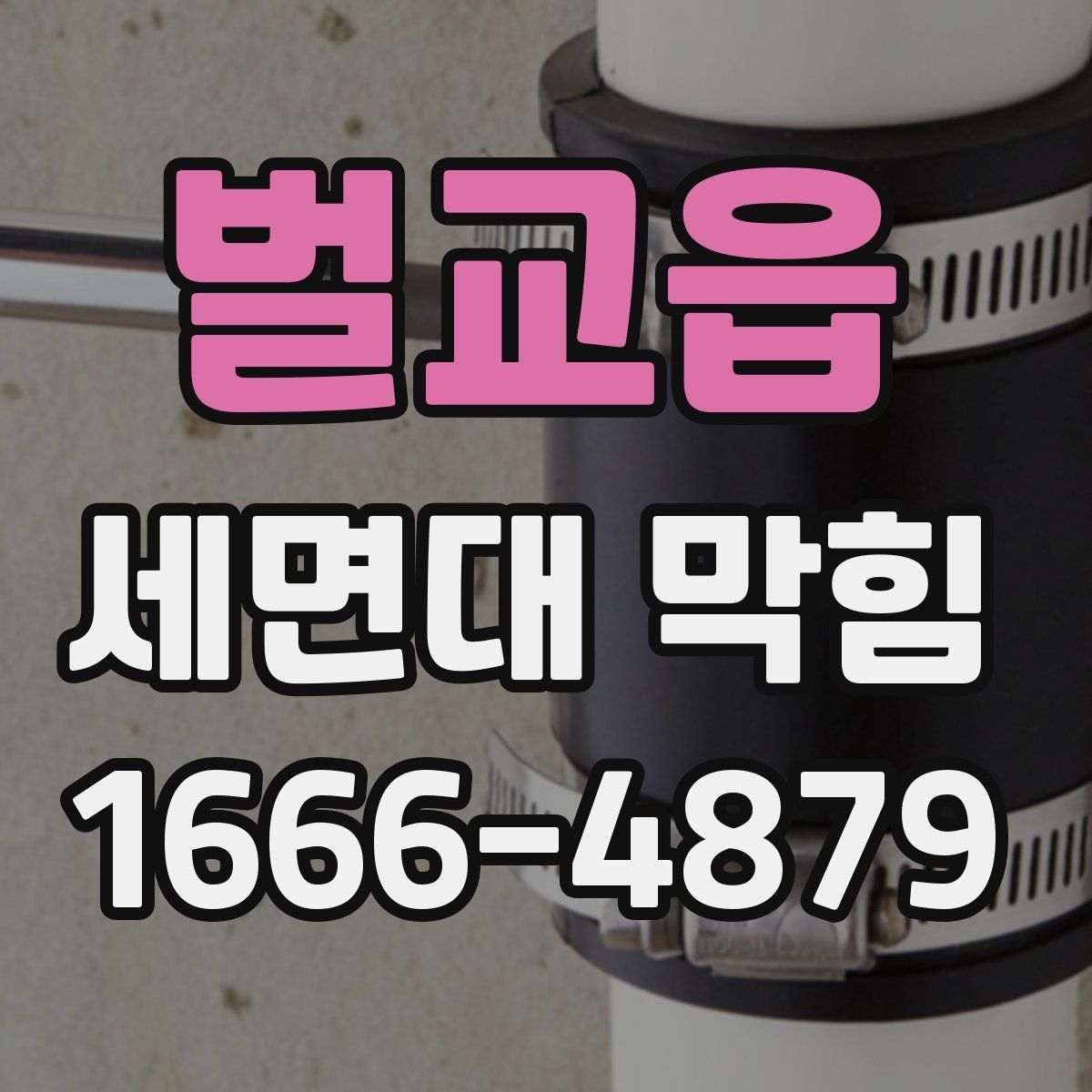벌교읍 세면대 막힘