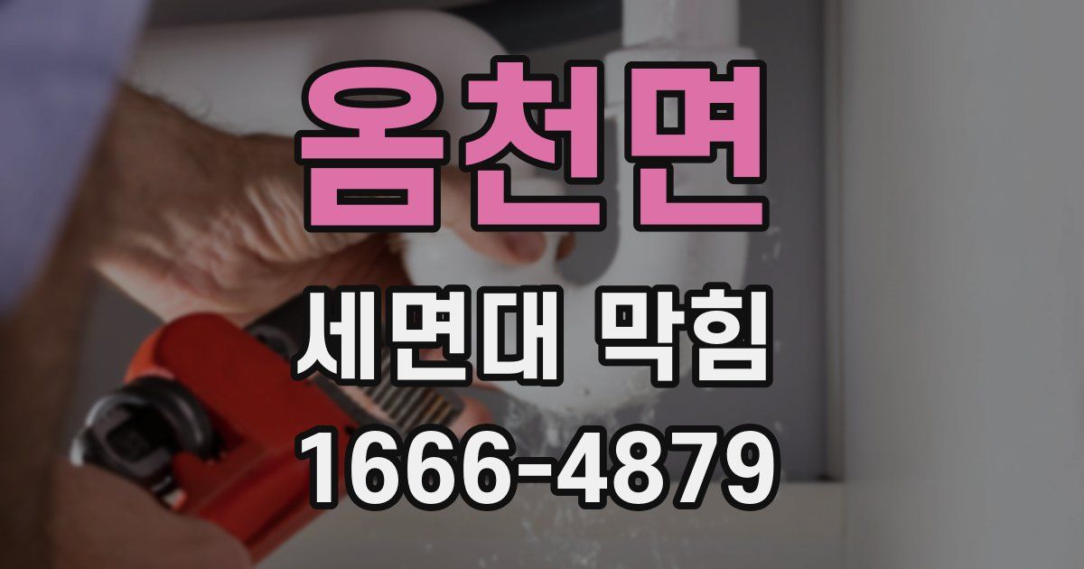 옴천면 세면대 막힘