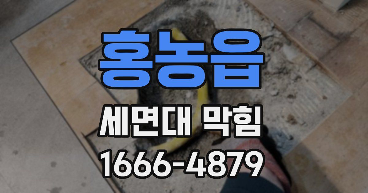 홍농읍 세면대 막힘