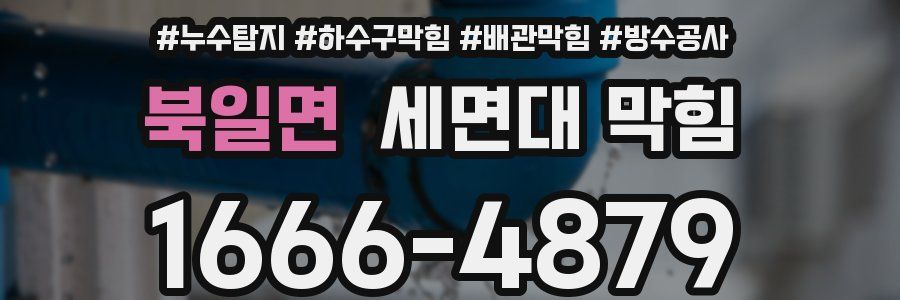 북일면 세면대 막힘