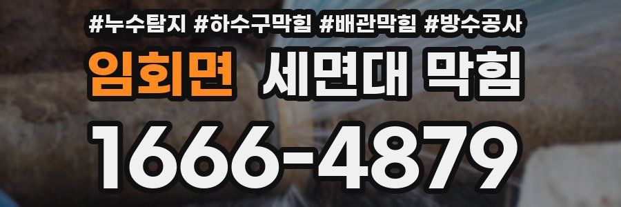임회면 세면대 막힘