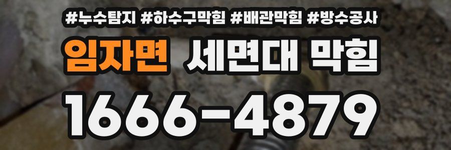 임자면 세면대 막힘