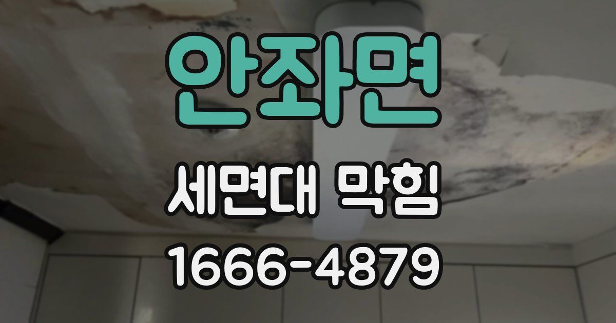 안좌면 세면대 막힘