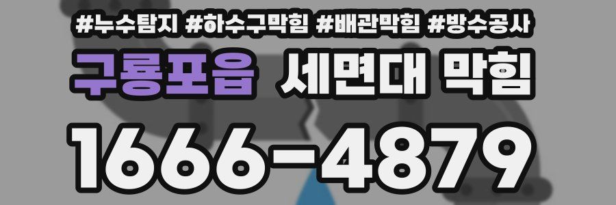 구룡포읍 세면대 막힘