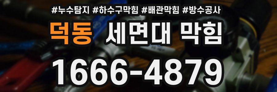 덕동 세면대 막힘