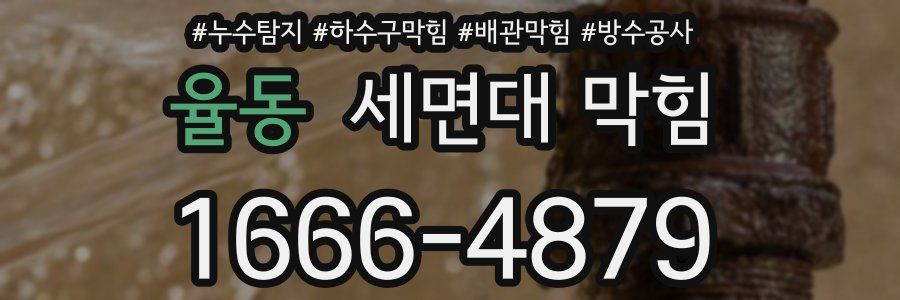 율동 세면대 막힘