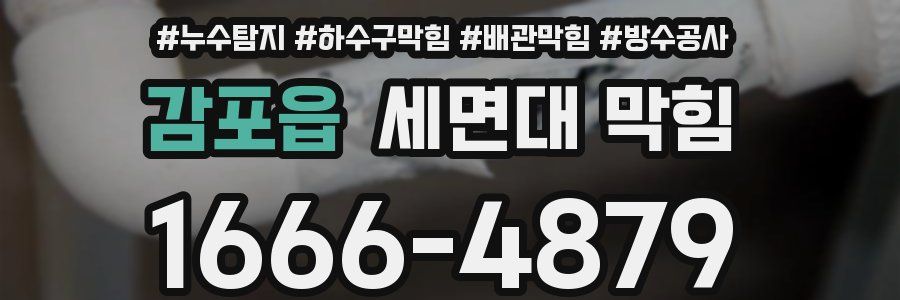 감포읍 세면대 막힘