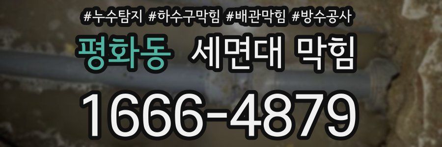 평화동 세면대 막힘
