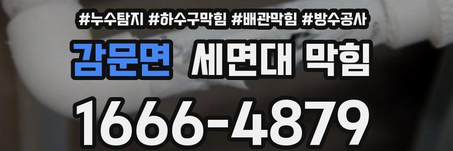 감문면 세면대 막힘