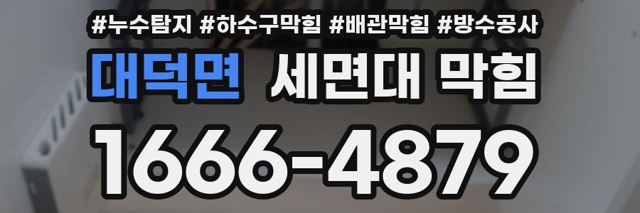 대덕면 세면대 막힘