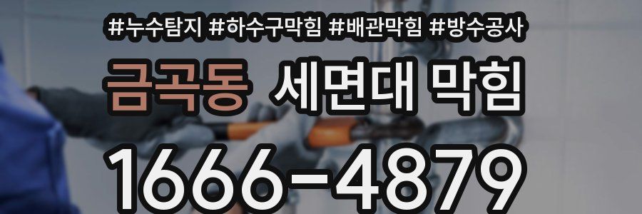 금곡동 세면대 막힘