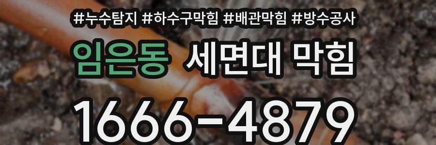 임은동 세면대 막힘