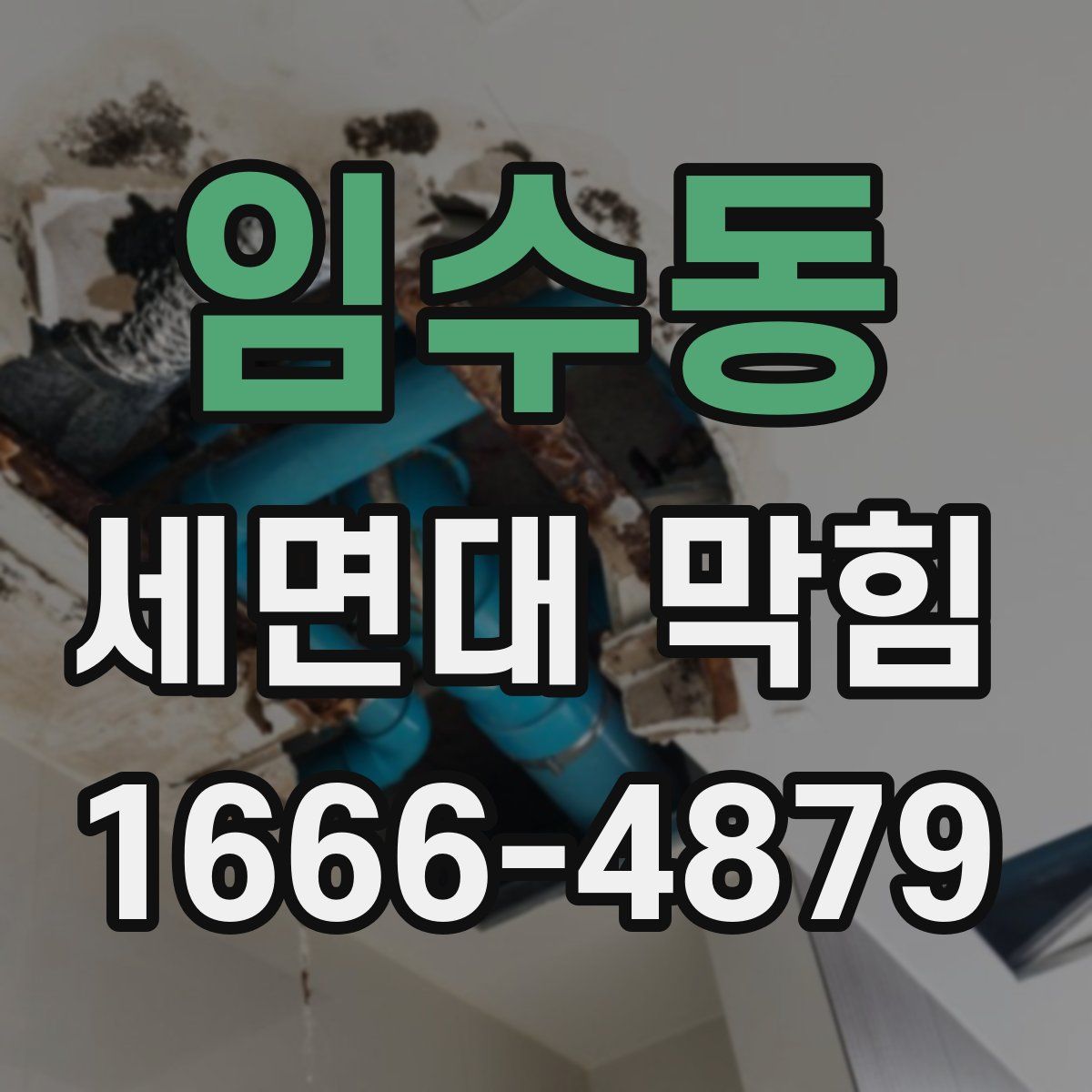 임수동 세면대 막힘