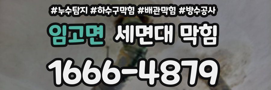 임고면 세면대 막힘