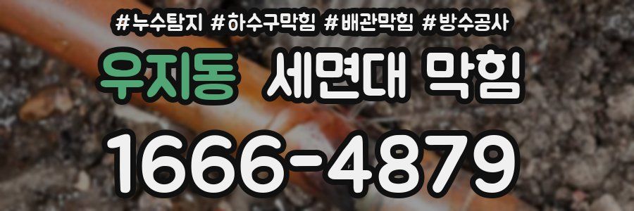 우지동 세면대 막힘