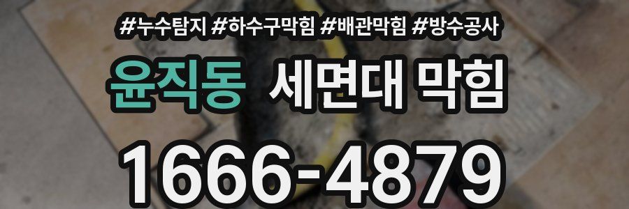 윤직동 세면대 막힘