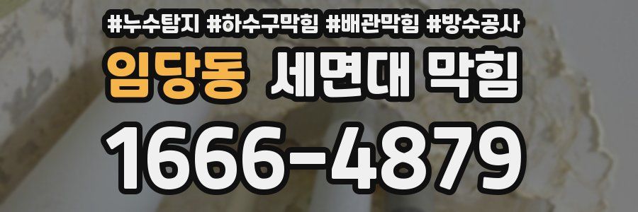 임당동 세면대 막힘