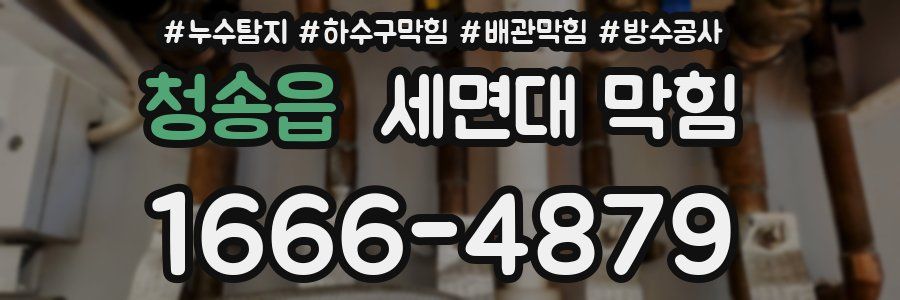 청송읍 세면대 막힘