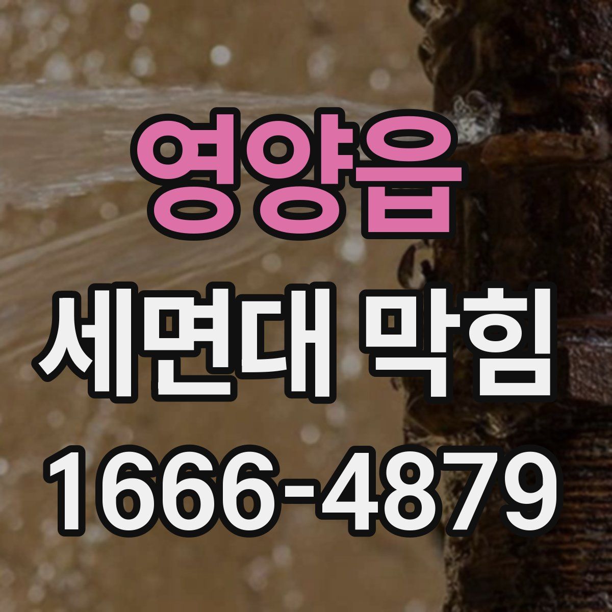 영양읍 세면대 막힘