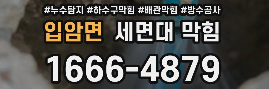 입암면 세면대 막힘