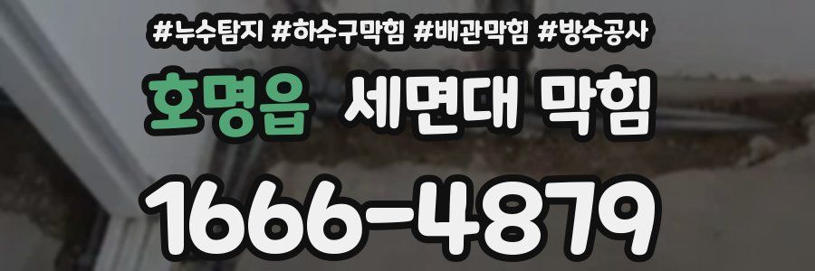 호명읍 세면대 막힘
