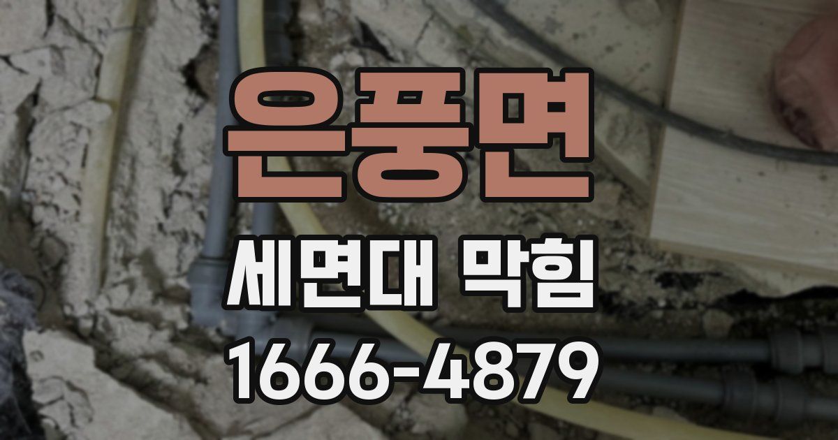 은풍면 세면대 막힘