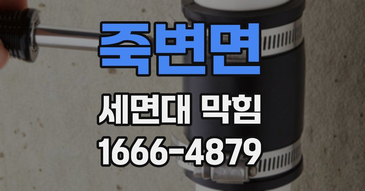 죽변면 세면대 막힘