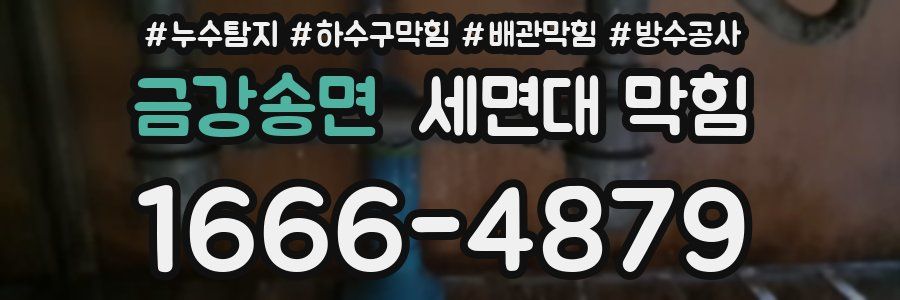 금강송면 세면대 막힘