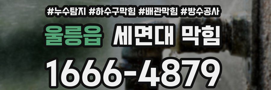 울릉읍 세면대 막힘
