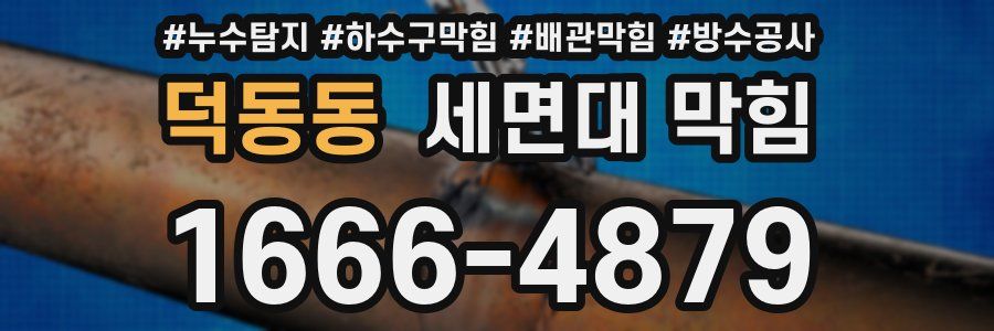 덕동동 세면대 막힘