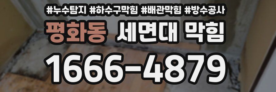 평화동 세면대 막힘