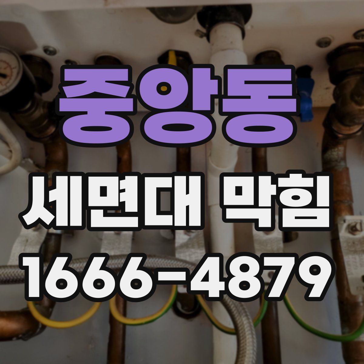 중앙동 세면대 막힘