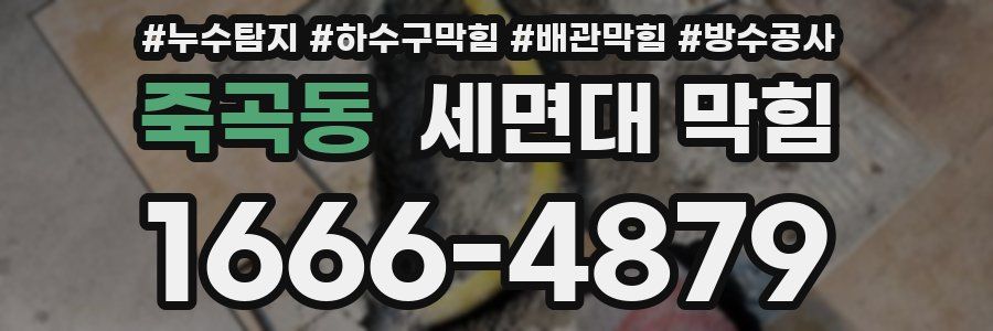 죽곡동 세면대 막힘