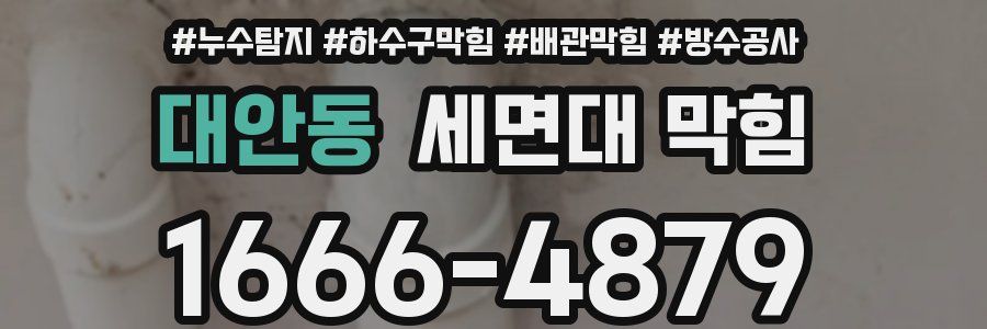 대안동 세면대 막힘