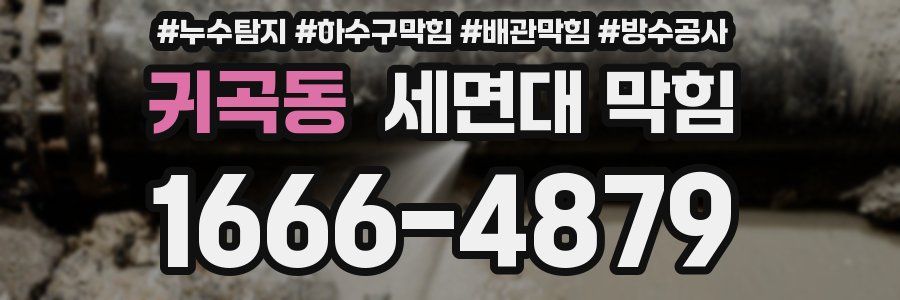 귀곡동 세면대 막힘
