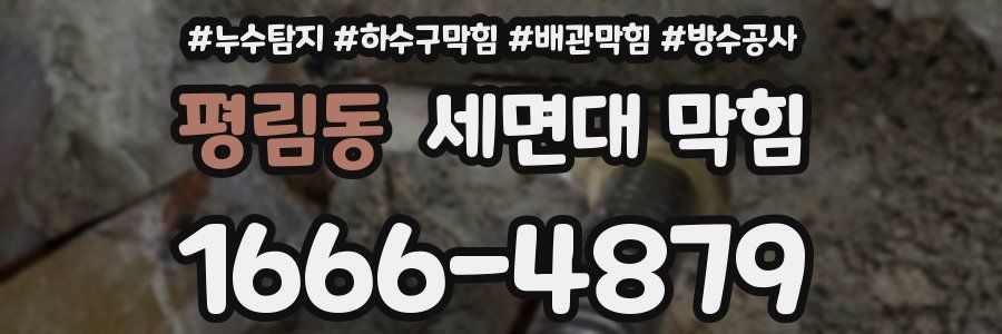 평림동 세면대 막힘