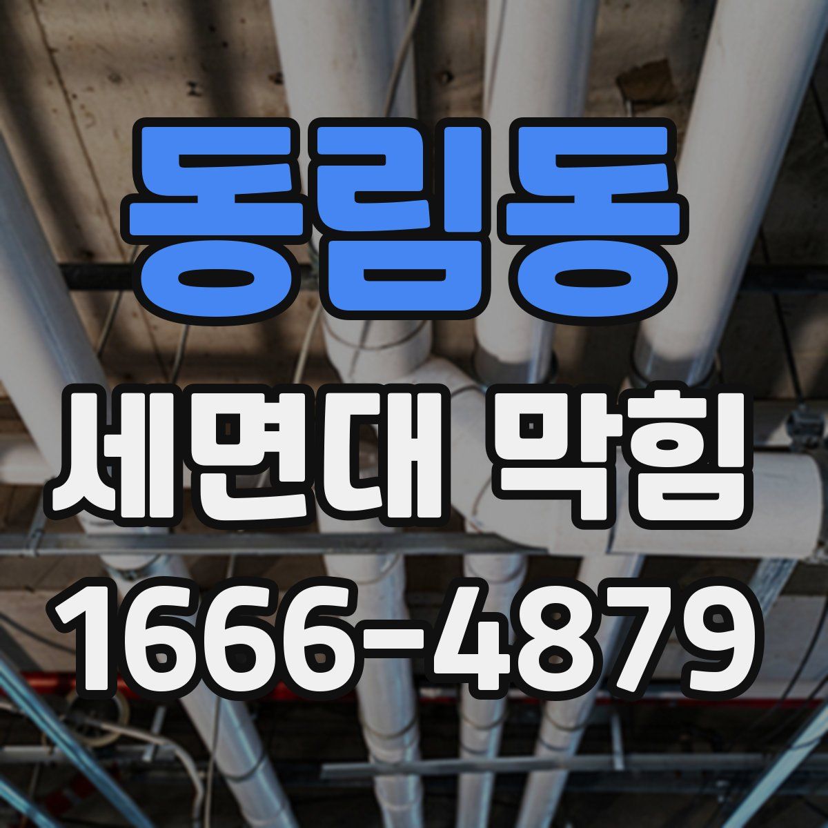 동림동 세면대 막힘