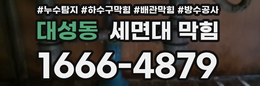 대성동 세면대 막힘