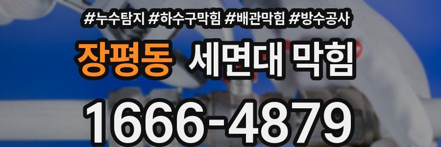 장평동 세면대 막힘