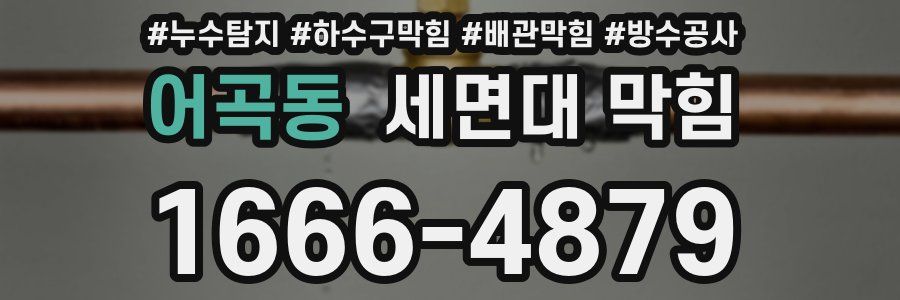 어곡동 세면대 막힘